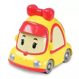 Металлическая машинка мини Robocar Поли 6 см