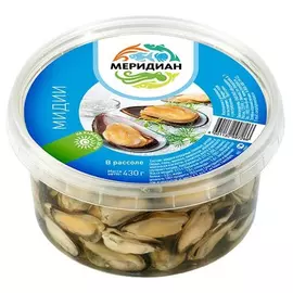Мидии Меридиан в рассоле, 430 г