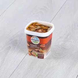 Мидии подкопченные Меридиан в масле 400 г