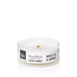 Мини-аромасвеча WoodWick Белый чай и Жасмин