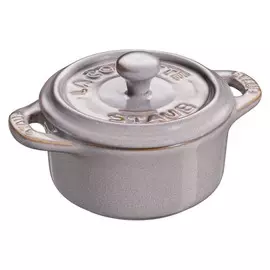 Мини-кокотница Staub круглый 10 см античный серый