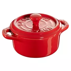 Мини-кокотница Staub круглый 10 см вишневый