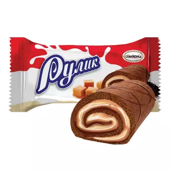 Мини-рулет Акконд Рулик карамелизированное молоко, кг