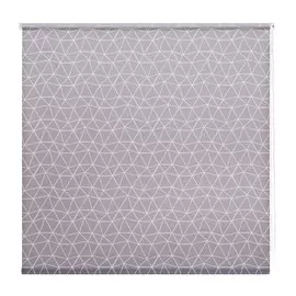 Миниролл Decofest Геометрическая сетка серый 60х160 см