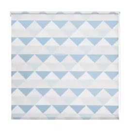 Миниролл Decofest Треугольники бирюзовый 120х160 см