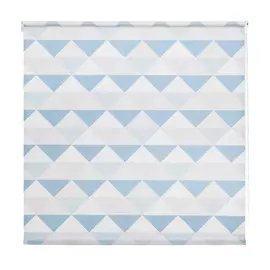 Миниролл Decofest Треугольники бирюзовый 40х160 см