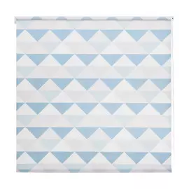 Миниролл Decofest Треугольники бирюзовый 80х160 см