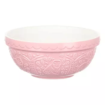 Миска для смешивания Homier In the Forest, 26 см, 2,7 л, розовая, медведь