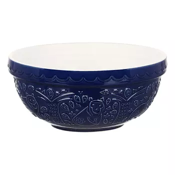 Миска для смешивания Homier In the Forest, 26 см, 2,7 л, тёмно-синяя, медведь