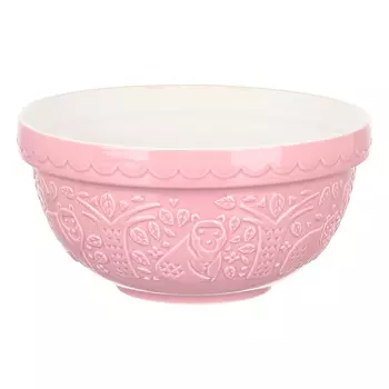 Миска для смешивания Homier In the Forest, 21 см, 1,1 л, розовая, медведь