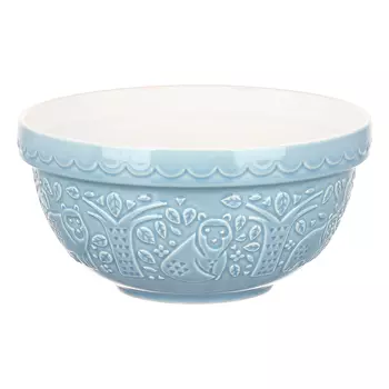 Миска для смешивания Homier In the Forest, 21 см, 1,1 л, серо-голубая, медведь