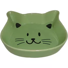Миска для животных Foxie Kitty зеленая 220 мл