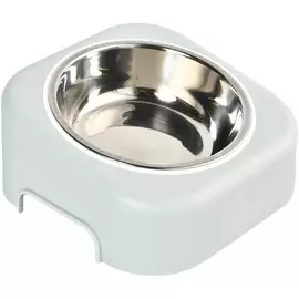 Миска для животных Foxie Металлическая на подставке 17,5х17,5х4,5 см 350 мл