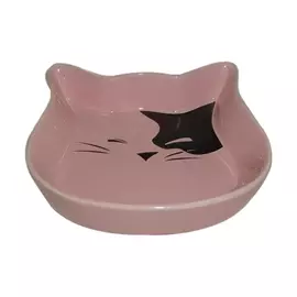 Миска для животный Foxie Kitty розовая 220 мл