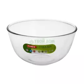 Миска Pyrex Cook&store 2 л+крышка голубая 21 см