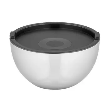 Миска с пластиковой крышкой Elo из нержавеющей стали 1,2 л