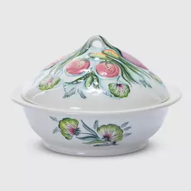 Миска Семикаракорская керамика с крышкой Селянка