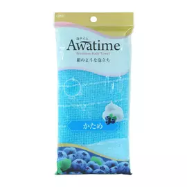 Мочалка для создания пены Ohe Awatime жесткая голубая