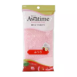 Мочалка для создания пены Ohe средней жесткости розовая