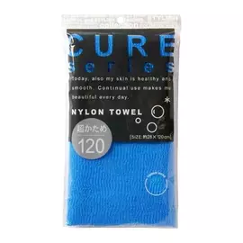 Мочалка для тела Ohe Cure series супер жесткая синяя