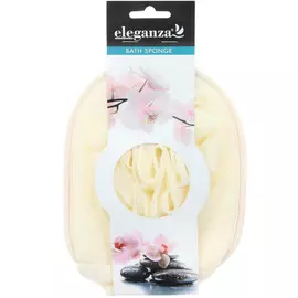 Мочалка Koopman для тела 23х15 см молочная