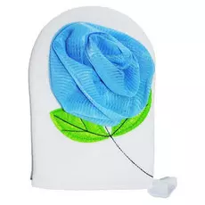 Мочалка синтетическая Beauty Format с декором