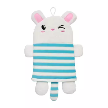 Мочалка варежка для нежной и чувствительной кожи Банные штучки зайчик в матроске 27х17,5 см