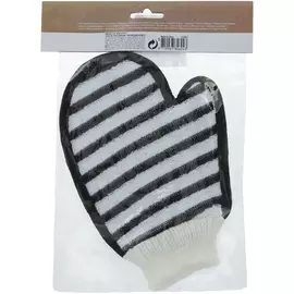 Мочалка-варежка Koopman 24х18 см черно-белая