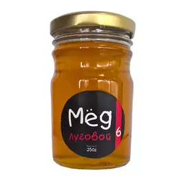 Мёд Пасека №6 натуральный луговой, 250 г