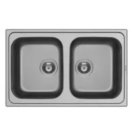 Мойка из нержавеющей стали Pyramis athena 79х50