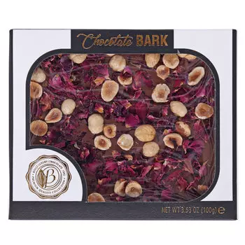 Молочный шоколад Bolci с розой и фундуком, 100 г