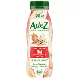 Молоко овсяное Adez Клубника-банан 0,25 л