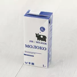 Молоко Promilker ультрапастеризованное 3,2% 1 л