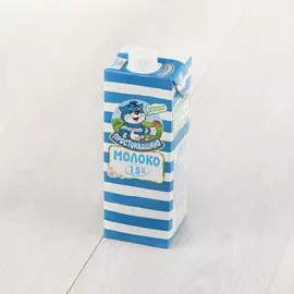 Молоко Простоквашино ультрапастеризованное 1,5% 950 г