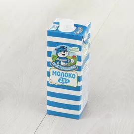 Молоко Простоквашино ультрапастеризованное 2,5% 950 г