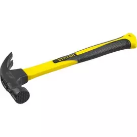 Молоток-гвоздодер STAYER PROFESSIONAL с магнитом и фиберглассовой рукояткой 450 г