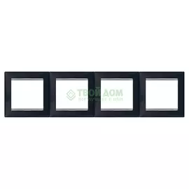 Монтажная рамка Legrand Valena 770394 ноктюрн/серебро