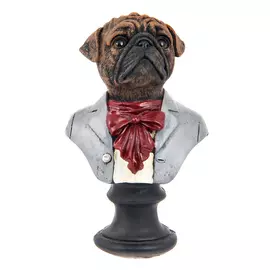 Мопс темный на подставке 16.5 см Royal gifts