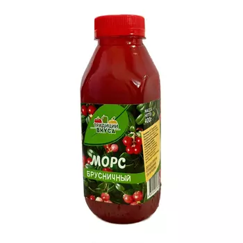 Морс Традиции вкуса брусничный 0,4 л