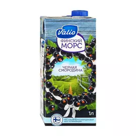 Морс Valio Черная смородина 1 л