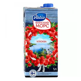 Морс Valio клюква, 1 л
