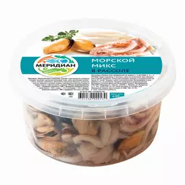 Морской микс Меридиан в рассоле, 430 г