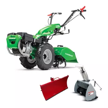 Мотоблок Caiman с ВОМ 330, двигатель Honda GX270(270 cc)+R0036 Отвал для мотоблока,100см+921-90787 Снег-к навесной,70см+921-90748 Фреза культиваторная,66см