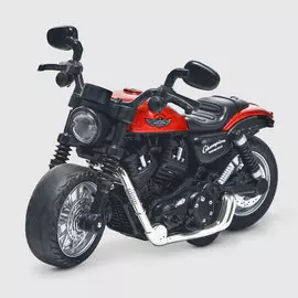 Мотоцикл Abtoys Инерционный 1:14