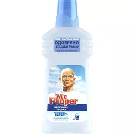 Mr. Proper Моющая Жидкость для полов и стен Бережная Уборка 500 мл