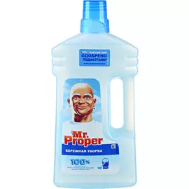 Моющая жидкость для полов и стен Mr. Proper Бережная уборка 1 л
