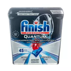 Моющее средство для посудомоечной машины Finish Quantum Ultimate в коробке 45 шт