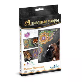 Мозаика Алмазные узоры. Рыжий и пушистый 3 шт