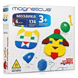 Мозаика Magneticus 174 элемента 30 этюдов