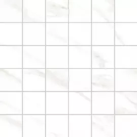Мозаика Vitra Marmori Калакатта Белый 5х5 30x30 см